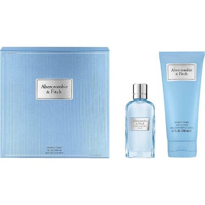 ABERCROMBIE & FITCH First Instinct Blue For Her SET: EDP 50ml + body lotion 200ml